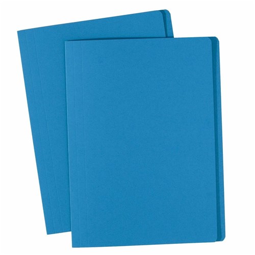 Avery Coloured Manilla Folders FC Blue box of 100